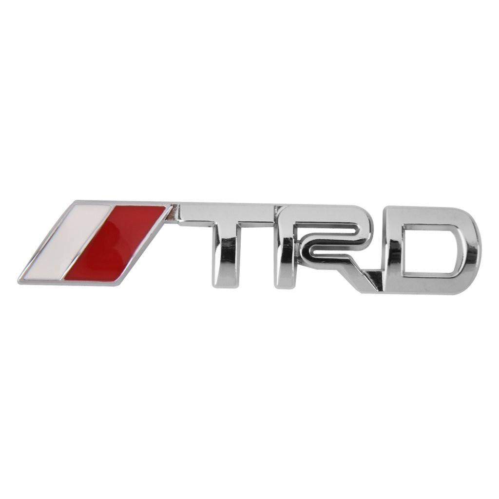 3D TRD Metal Chrome Badge Emblem Sticker Logo for Toyota Car