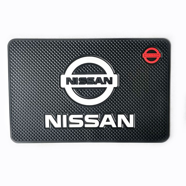 NISSAN Logo Dash Pad Rubber Car Universal Anti Skid Slip Cushion for Dashboard PAD Holder