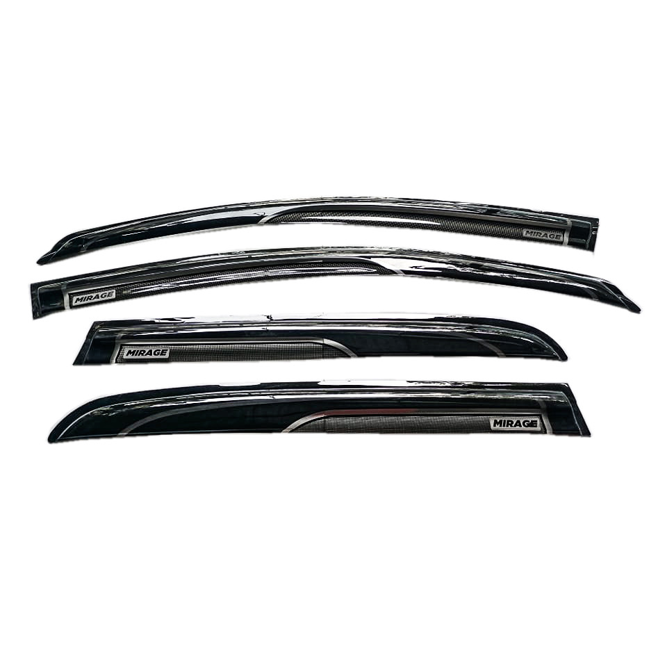 MITSUBISHI MIRAGE G4 2012-2020 RAIN SUN VISOR 2 TONE BLACK