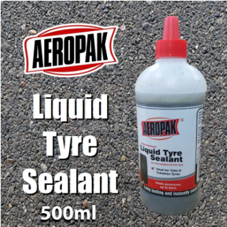 500ml Liquid Tyre Sealant Aeropak for Car and Motorcycles Tube Less