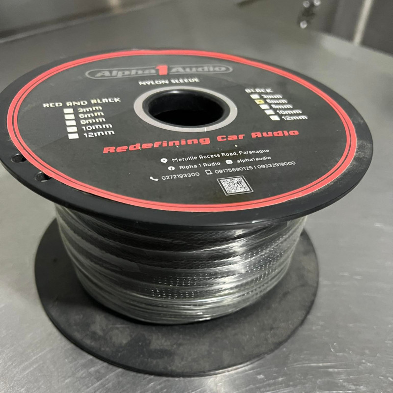 100M 6mm Cables Wire Gland Protection Black Insulation Braided Sleeving Tight PET Expandable Cable Sleeve