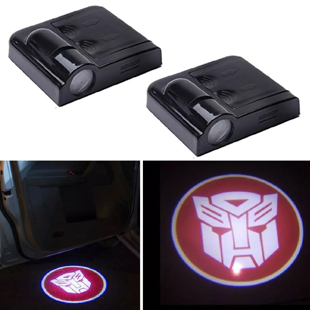 #247 TRANSFORMER 2Pcs Car Door Sensor Light welcome Wireless illuminating ground Floor open doors