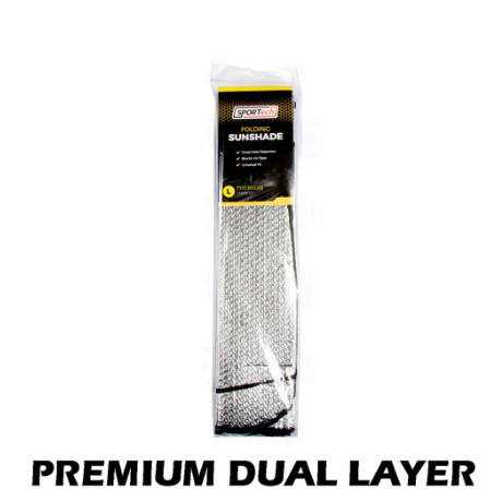 SPORTETCH DUAL Layer Folding Premium Sunshade (143 x 70cm Large)