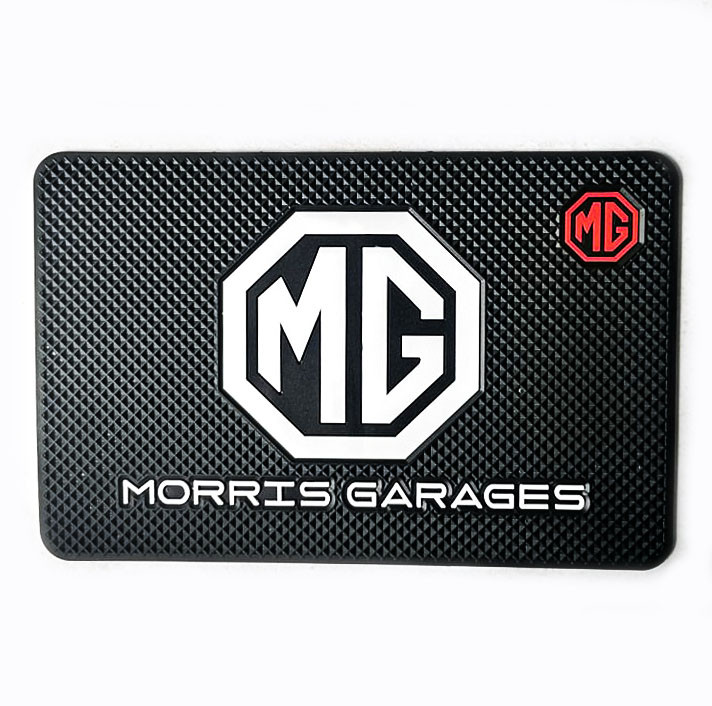 MG Logo Dash Pad Rubber Car Universal Anti Skid Slip Cushion for Dashboard PAD Holder