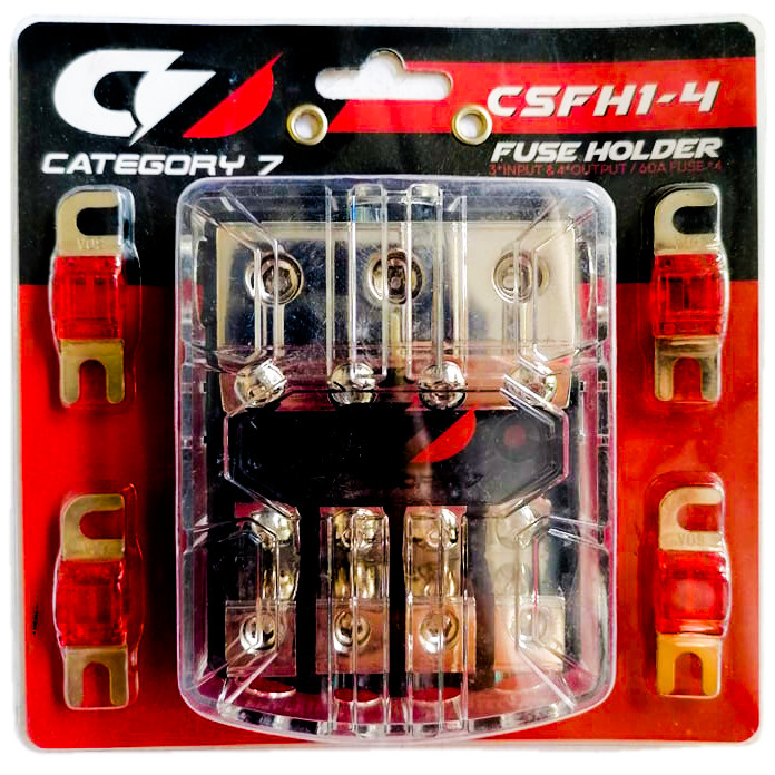 CATEGORY 7 CSFH1-4 FUSE HOLDER Terminal/Fuseholder/Distribution Block