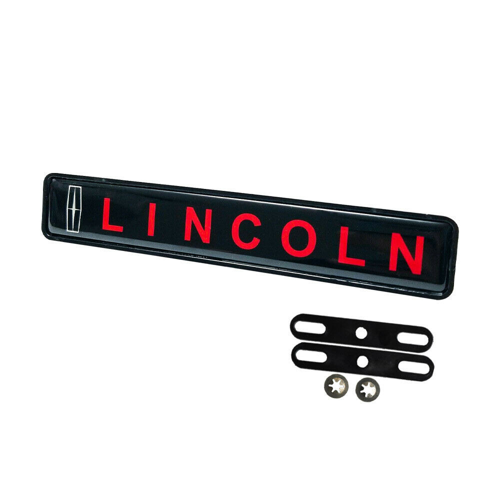 1Pc LINCOLN NAVIGATOR Car Front Grille Luminous Emblem Badge LED Decoration Lights Car Logo