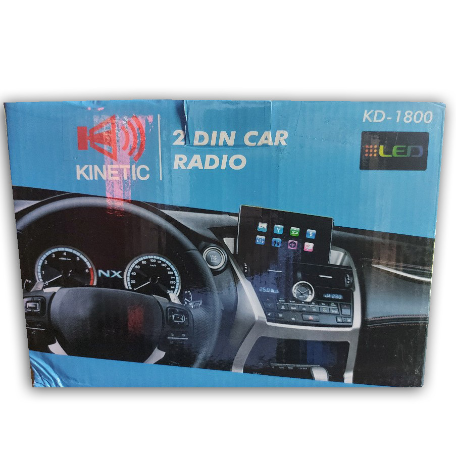 Kinetic 2din headunit KD-1800 2 Din Car Radio Universal 7" LCD LED Bluetooth USB Mirrorlink