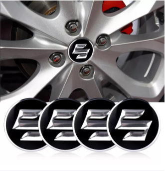 Center Cap 56mm SUZUKI logo Silver Emblem Wheel sticker Hub Caps Center Mags