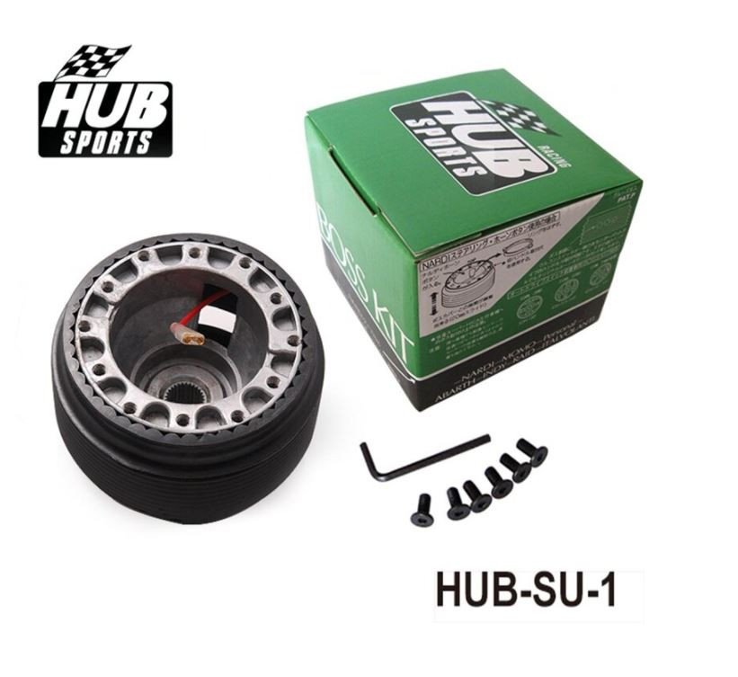 thumbnail interactive-video image 1 of HKB Steering Wheel Boss Hub Adapter For Suzuki Carry Kei Truck DC51T DD51T – JDM 1 of 6