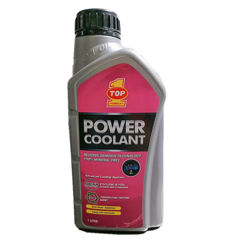 TOP1 Power Coolant PINK (Advance Cooling System) 1 LITER Recommended for TOYOTA