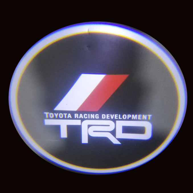 #211 TRD 2Pcs Car Door Sensor Light welcome Wireless illuminating ground Floor open doors