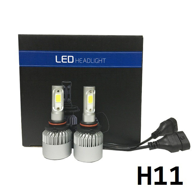 Car LED Headlight Bulbs Light H11 12V 72W 8000LM 6500K