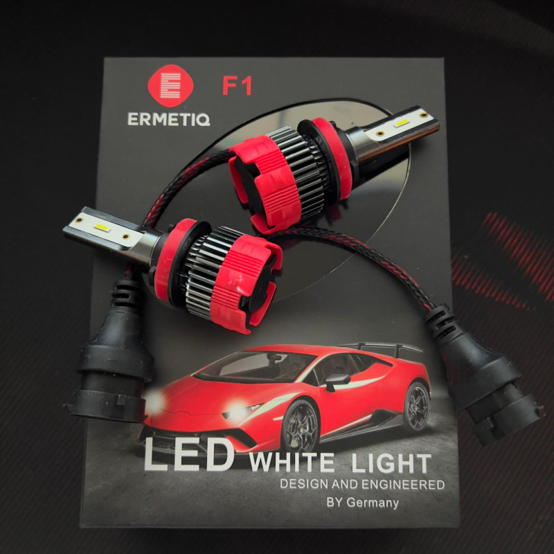 ERMETIQ F1-H8/H9/H11 LED BULB SINGLE BEAM FOG LAMP LIGHTS H11 H8 H9 60W 7800LM 6000K 9-36V