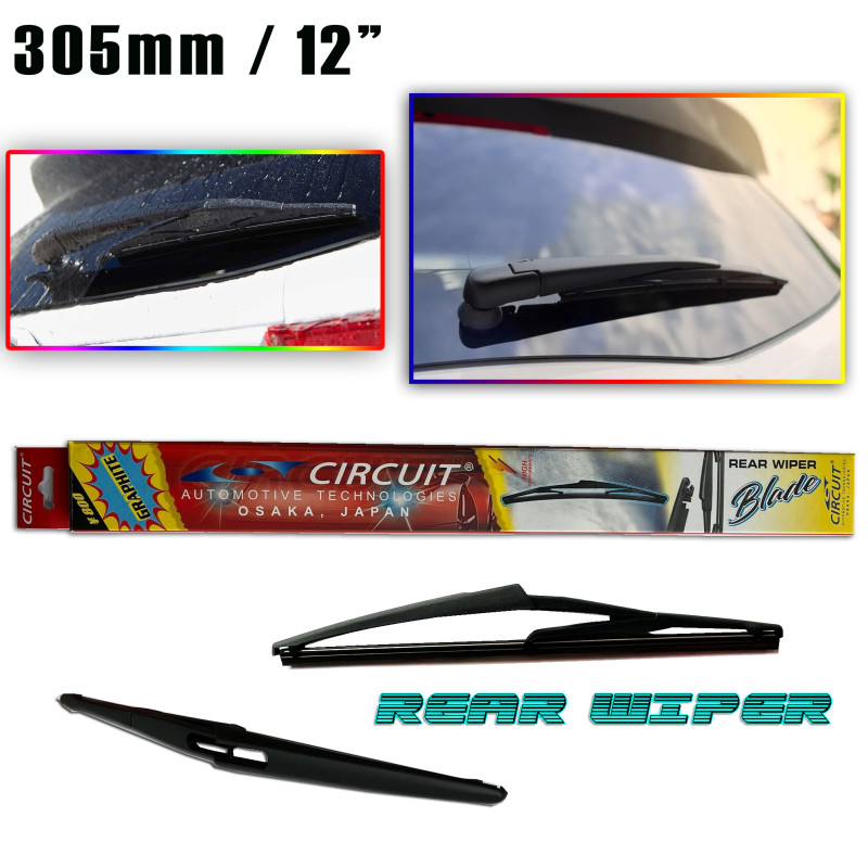 CRW-305-A CIRCUIT GRAPHITE REAR WIPER BLADE