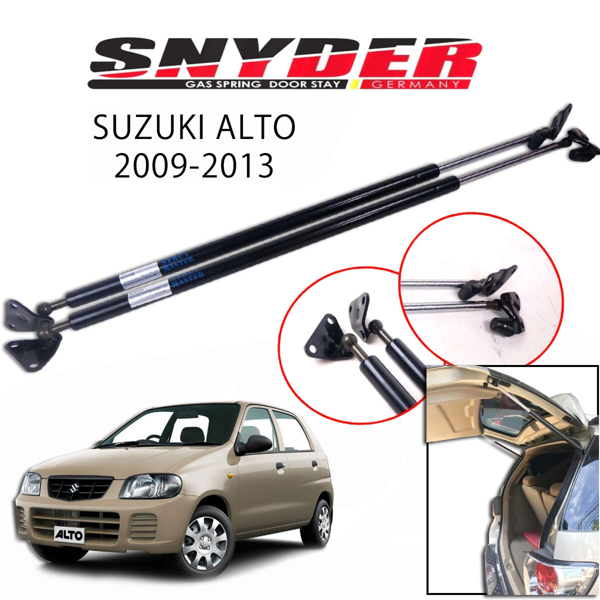SGS-711 LH - Suzuki Alto 2009-2013 Gas Spring Door Stay Damper Struts Trunk Open - Snyder