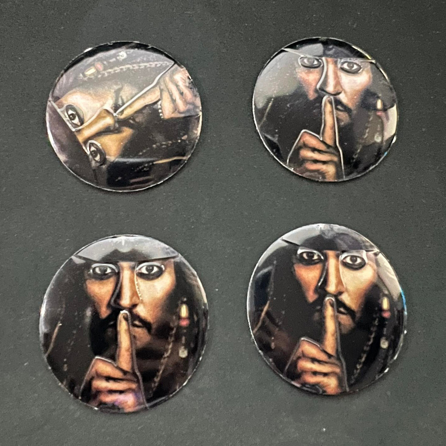 CAPTAIN JACK SPARROW 4pcs Car Wheel Center Hub Cap 56mm Sticker Cover Metal Case Tire Mags Emblem Badge Decal 3D