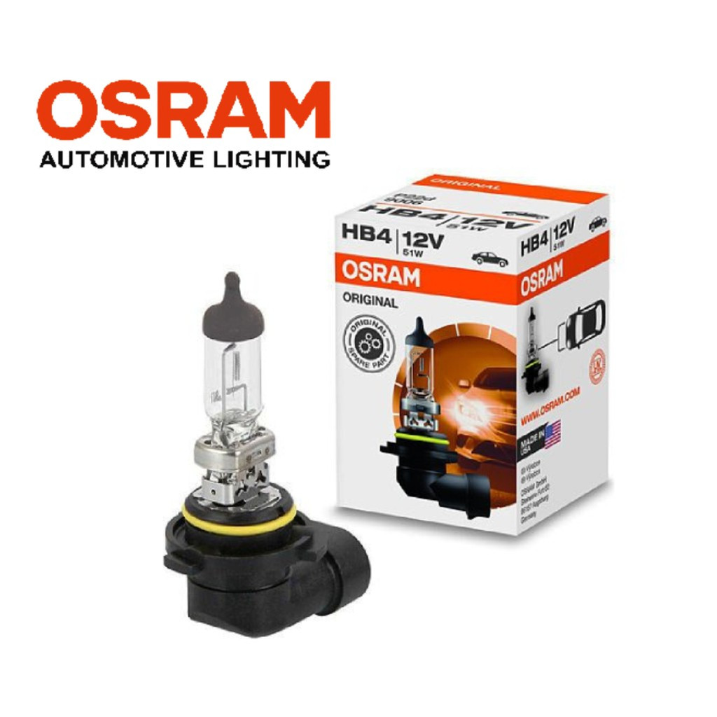 1PC OSRAM P22D 9006 HB4 51W Original Line Spare Parts Fog Lamp Car Bulb Light Halogen Made In German
