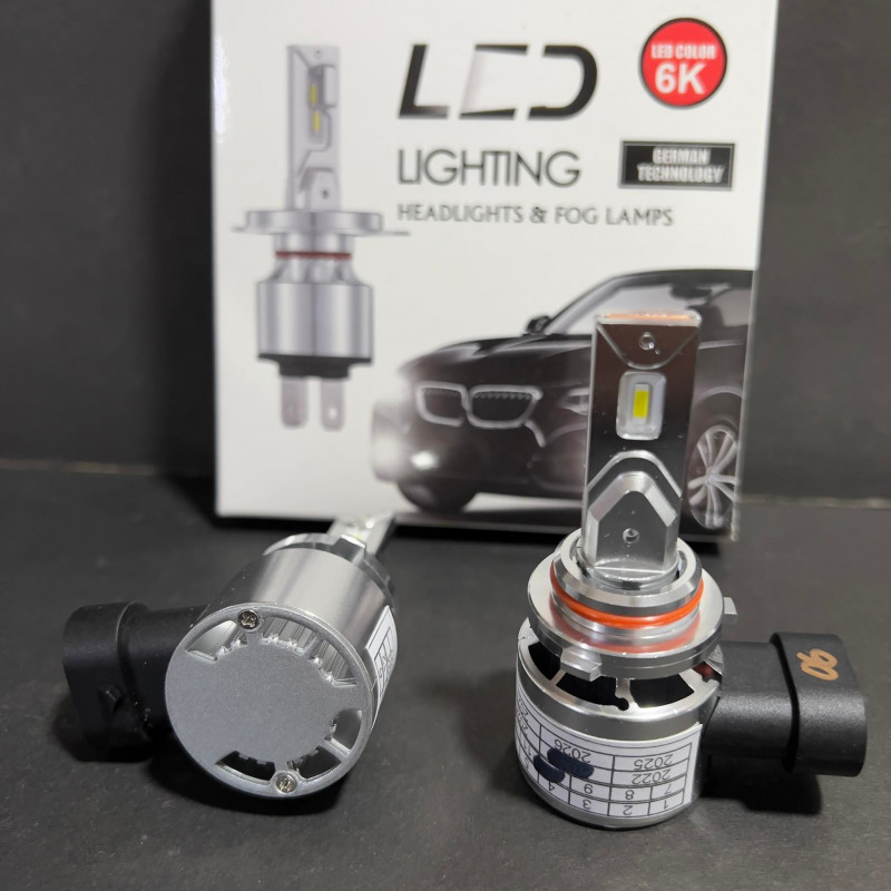 9006 HB4 OMEGA COBRA DARK BREAKER TITANIUM SERIES 2 LED CSP BULB LIGHT CAR HEADLIGHT AND FOG LAMP 6000K