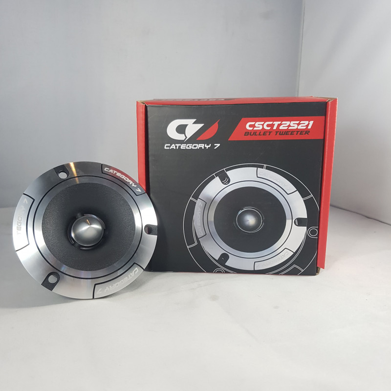 Category 7 Bullet Tweeter CSCT2521 30W RMS High power compression tweeter 1PC