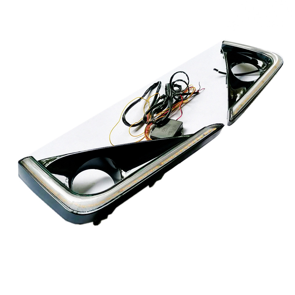 2018-2022 TOYOTA RUSH LED DRL with Turn Signal Function Fog Lamp Cover DRL