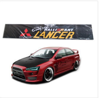 Mitsubishi Lancer Windshield Decal Sticker Sunshade Sticker Decal Sticker Car Sunshade Universal