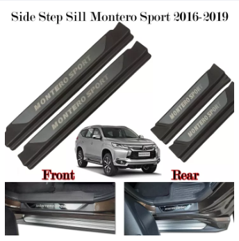 MITSUBISHI MONTERO SPORT 2016- 2022 DOOR SIDE STEP SILL / SCUFF PLATE
