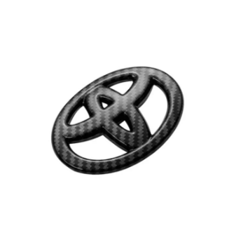 Toyota Car Steering Wheel Emblem Cover Carbon Logo Badge Decals For Toyota Cars