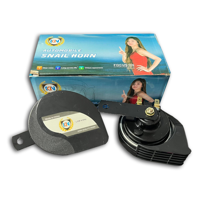KN SNAIL HORN 400 TO 500 HERTZ 12V CAR MOTORCYCLE HI/LO 1 year Warranty