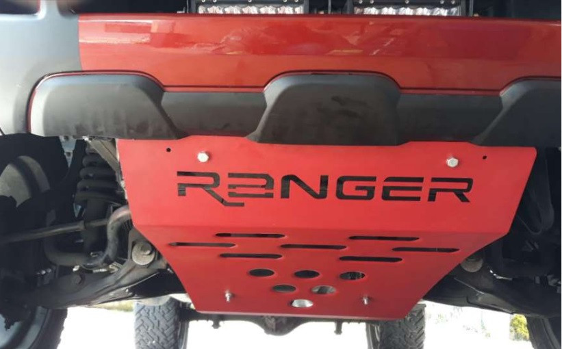 HQP-R3002 FORD RANGER T6 2012-2015 SKID PLATE RED
