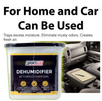 1PC SPORTech Dehumidifier 800ml Activated Charcoal for added odor control