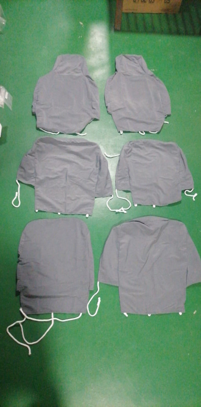 GREY Mitsubishi L300 Old and New Model Car Seat Cover Plain Design Corduroy Ative WCS