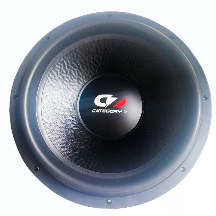 CATEGORY 7 CSW15-500 Dual 2-Layer Polycost 15" Subwoofer 500W rms 1pc