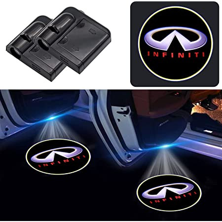#106 INFINITI 2Pcs Car Door Sensor Light welcome Wireless illuminating ground Floor open doors