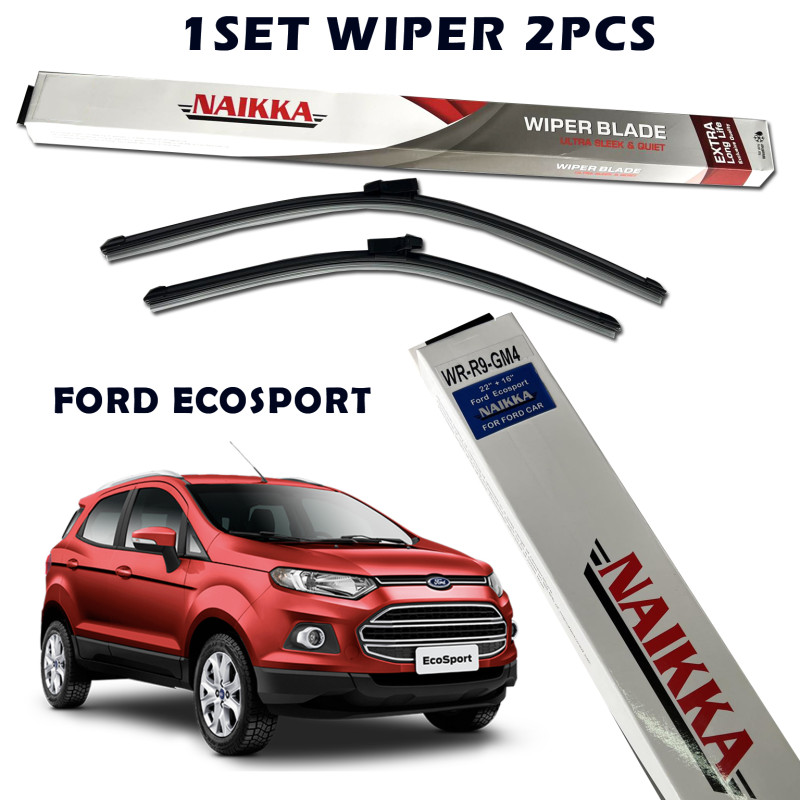 FORD ECOSPORT NAIKKA WIBER BLADE BANANA TYPE ULTRA SLEEK & QUIET EXTRA LONG LIFE