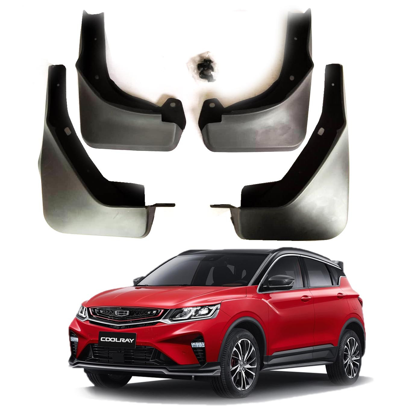 2020-2022 Geely Coolray Mud Flap / Mud Guard Splash Mudguard with Screw Bolt