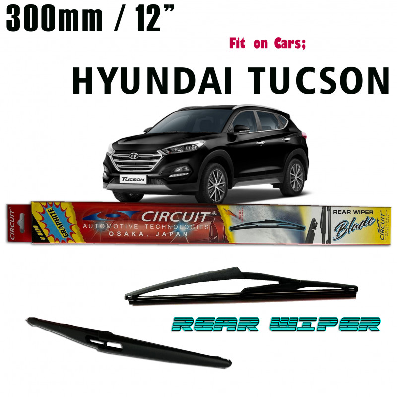 CRW-305-E CIRCUIT GRAPHITE REAR WIPER BLADE FOR HYUNDAI TUCSON 2016UP