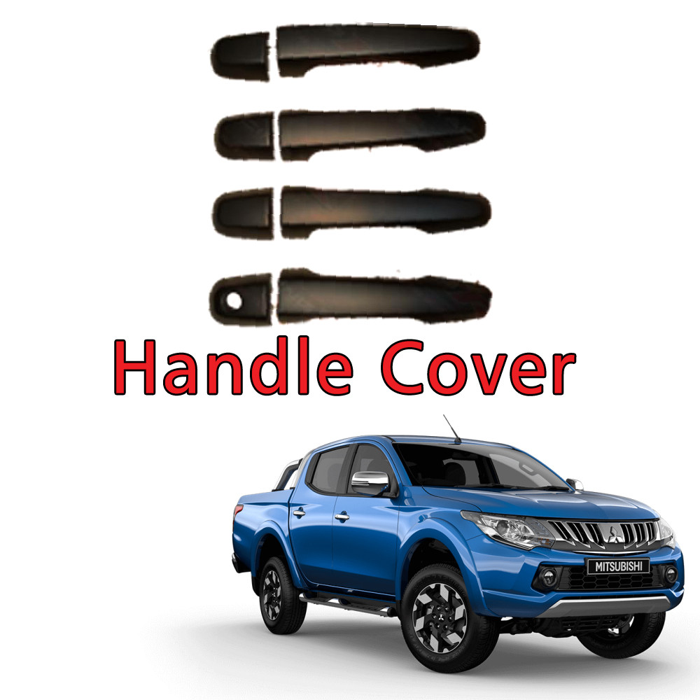 2016-2019 Mitsubishi Strada Triton Door Handle Cover Garnish Cover Black