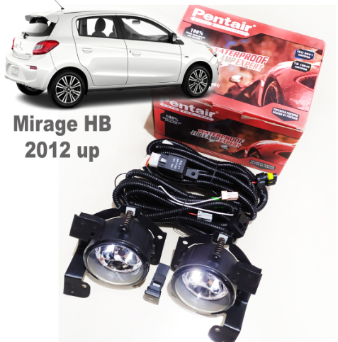MS-431 Pentair Foglamp Assembly Mitsubishi Mirage Hatchback 2012 to 2018 Foglight