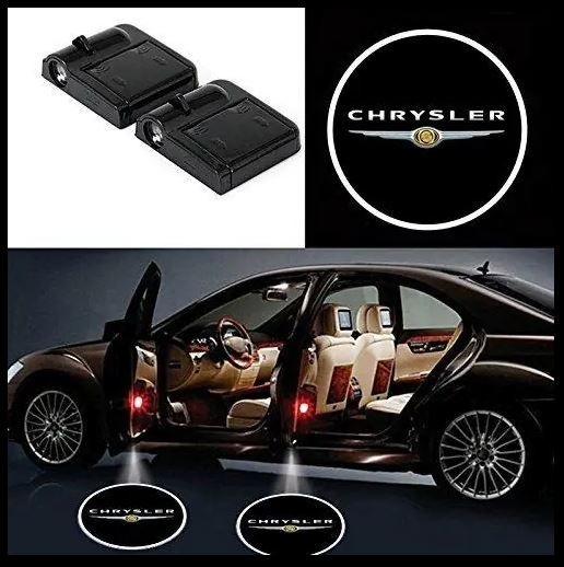 #105 CHRYSLER 2Pcs Car Door Sensor Light welcome Wireless illuminating ground Floor open doors