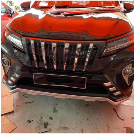 Toyota Rush 2018-2020 Apollo Front Grill Carbon Fiber Design