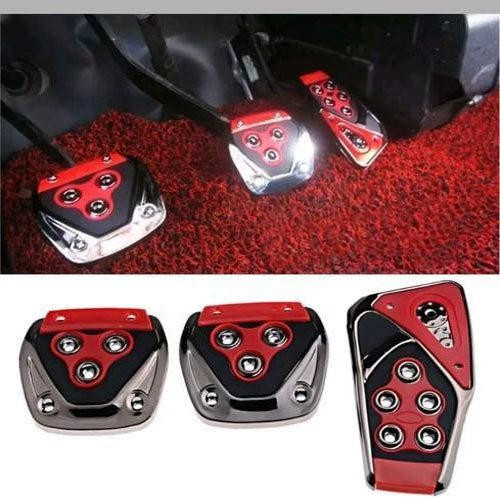 EURO R Nonslip Pedal Pad Cover 3 Pcs for MT Automotive Car