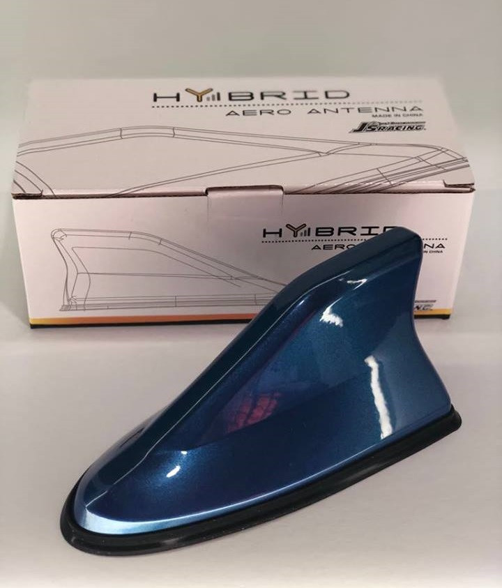 BLUE Aero Hybrid Shark Fin Antenna Functional Universal