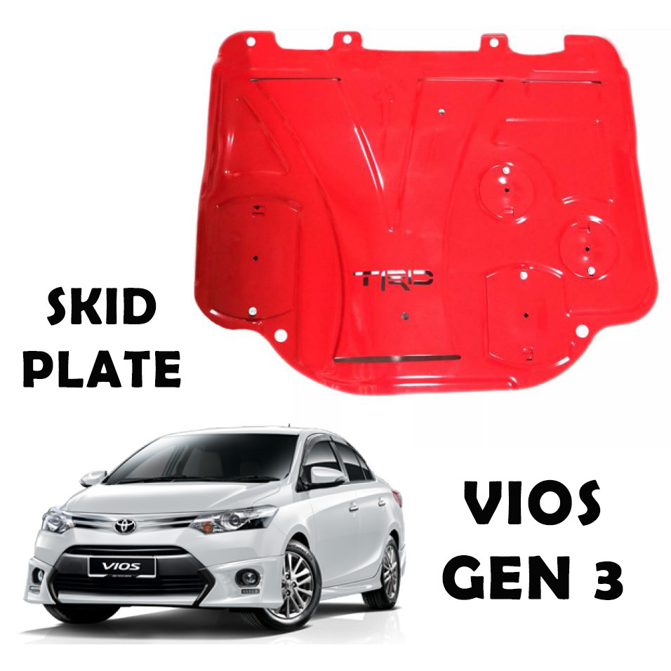 BX-009 TOYOTA VIOS Gen 3 2014-2018 SKID PLATE TRD Under Engine Protection