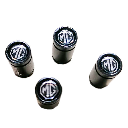 MG 4pcs Tire Air Valve Caps cover SPORTS Aluminum Alloy