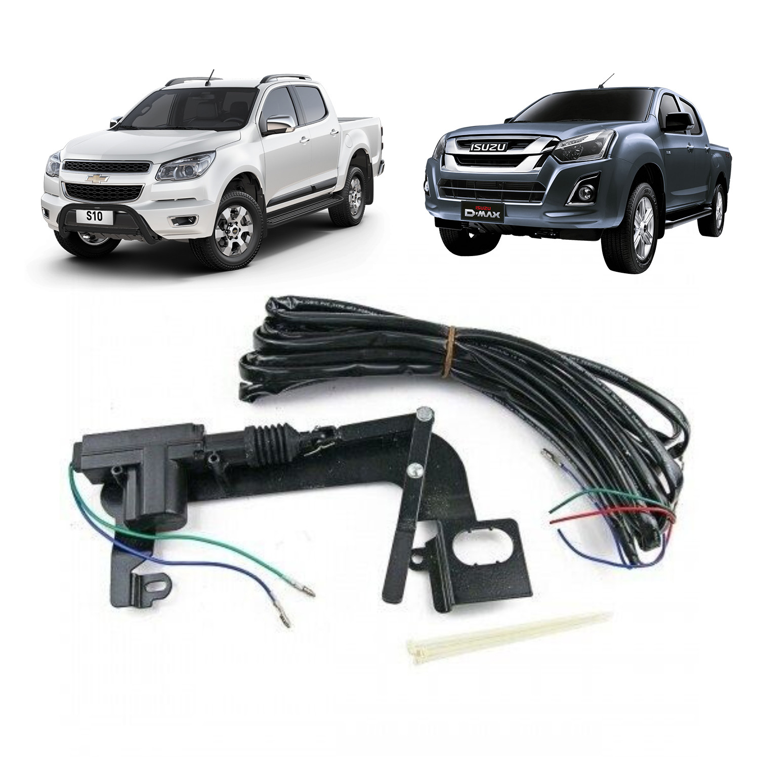 Isuzu D-Max Dmax 2012 up and Colorado Automatic Power Tailgate Security Power Lock