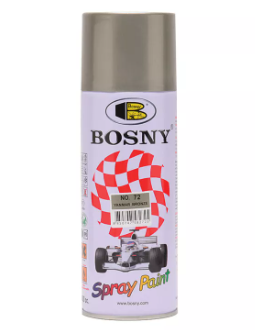 YANMAR BRONZE NO. 72 All Color BOSNY Spray Paint 100% Acrylic Quick Drying Spray Ordinary Colors