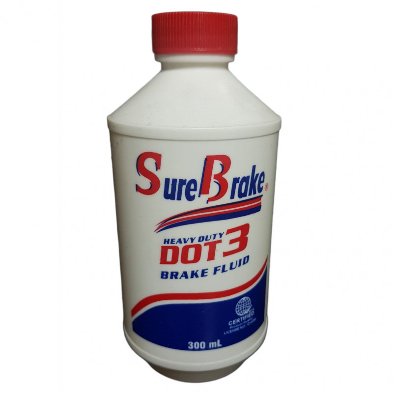 300ml Car and Motorcycle Sure Brake Fluid DOT3 Heavy Duty Dot-3 Break Fuild