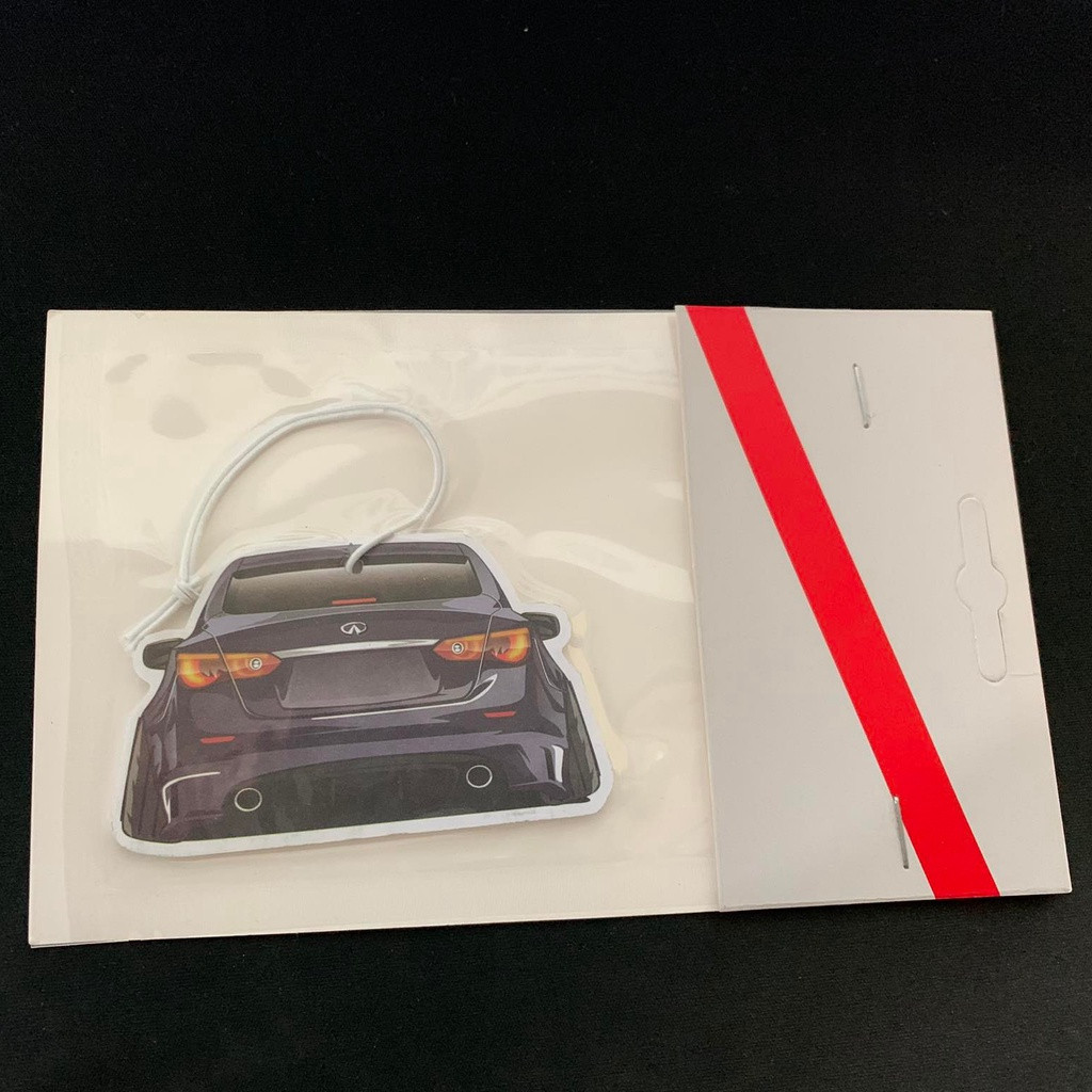 JDM Japan Infiniti Badge Car Paper Air Freshener Auto Hanging Perfumed Fragrance (chanel coco)