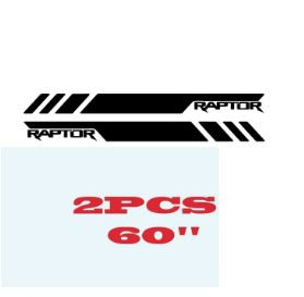 2Pcs RAPTOR Side Doors Vinyl Car Sticker Decal Size 59 x5" Car Sticker
