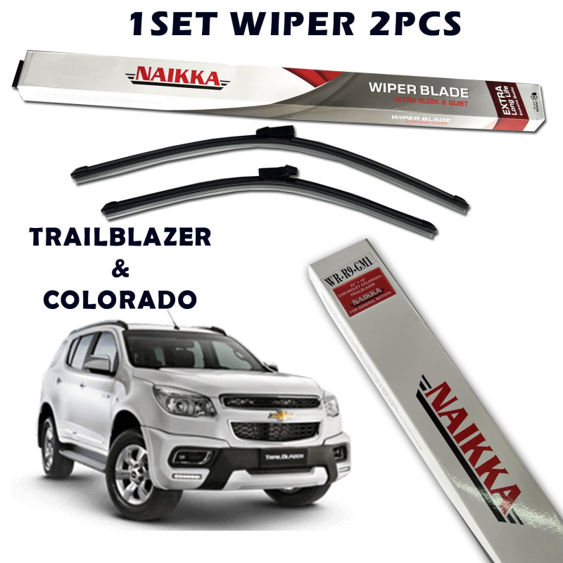 CHEVROLET COLORADO / TRAILBLAZER NAIKKA WIPER BLADE BANANA TYPE ULTRA SLEEK & QUIET EXTRA LONG LIFE